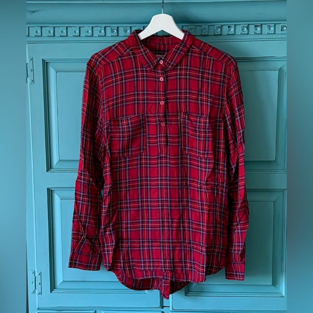 Universal Thread Women's Plaid Tunic Top